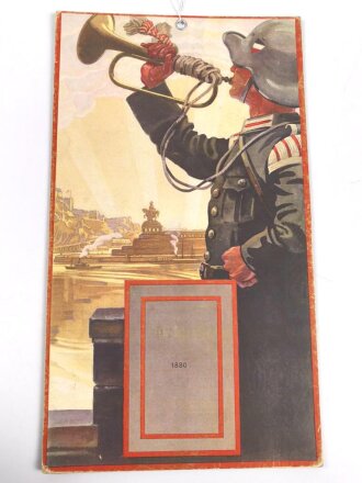 Rückseite für einen Abreisskalender , Maße 17 x 29,5cm