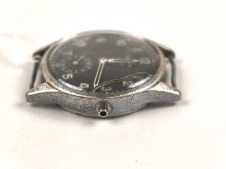 Dienstuhr Heer der Marke "Helios", Krone fehlt,