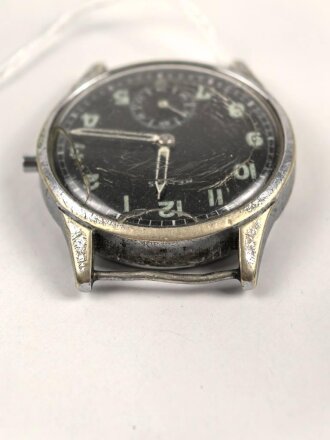 Dienstuhr Heer der Marke "Helios", Krone fehlt,
