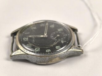 Dienstuhr Heer der Marke "Helios", Krone fehlt,