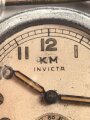 Dienstuhr Kriegsmarine der Marke "INVICTA", läuft nicht