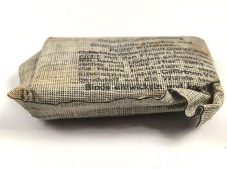 Verbandpäckchen Wehrmacht. Kleines Modell datiert 1941