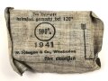 Verbandpäckchen Wehrmacht. Kleines Modell datiert 1941