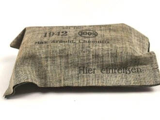 Verbandpäckchen Wehrmacht. Kleines Modell datiert 1942