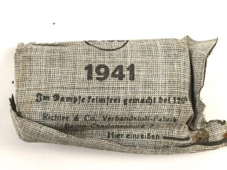 Verbandpäckchen Wehrmacht. Kleines Modell datiert 1941