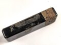 Preßmassebehälter "Caporit" Tabletten ( Desinfektionsmittel ) der Wehrmacht, leer, datiert 1942