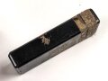 Preßmassebehälter "Caporit" Tabletten ( Desinfektionsmittel ) der Wehrmacht, leer, datiert 1942