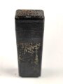 Preßmassebehälter "Caporit" Tabletten ( Desinfektionsmittel ) der Wehrmacht, leer, datiert 1942