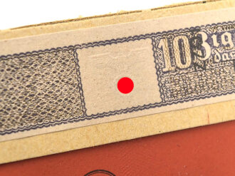 Schachtel Zigaretten "Reemtsma R6" ungeöffnet , Steuerbanderole mit Hakenkreuz, Sie erhalten eine ( 1 ) Schachtel aus der originalen Umverpackung