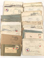 Konvolut Feldpost eines Angehörigen zunächst RAD dann Wehrmacht. Diverse Feldpostnummern, insgesamt  56 Belege