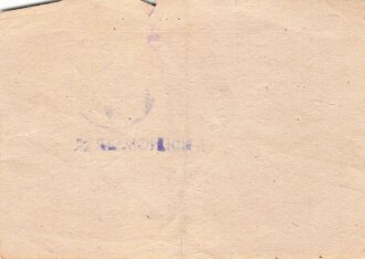 Bescheinigung über den Verlust einer Uhr im Einsatz...