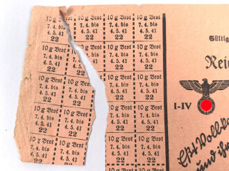 "Reichsbrotkarte B" der Stadt München,...