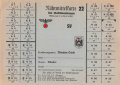 "Nährmittelkarte für Selbstversorger" der Stadt München, gültig vom 7.4. bis 4.5.1941, DIN A5