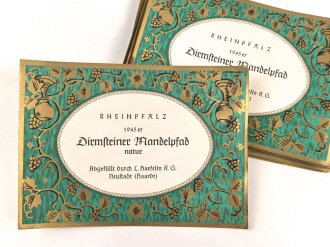 Etikett für eine Weinflasche "1945er...