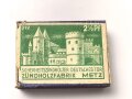 1.Weltkrieg , Pack "Sicherheitszündhölzer Deutsches Tor "der "Zündholzfabrik Metz", Sie erhalten ein ( 1 ) Stück aus der originalen Umverpackung