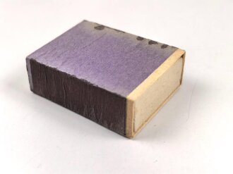 Schachtel Zündhölzer ohne Aufdruck, sie erhalten ein ( 1 ) Stück aus der originalen Umverpackung