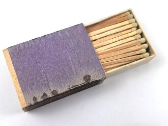 Schachtel Zündhölzer ohne Aufdruck, sie erhalten ein ( 1 ) Stück aus der originalen Umverpackung