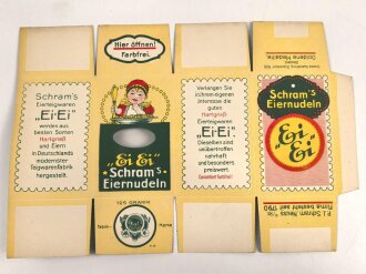 Verpackung " Schram´s Eiernudeln"...