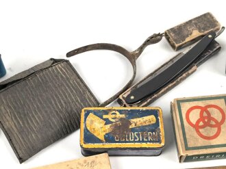 Konvolut persönliche Gegenstände, meist defekt, unvollständig oder Alter nicht eindeutig zuzuordnen.