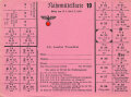 "Nährmittelkarte" gültig vom 13.1. bis 9.2. 1941, Ausgabestelle Landrat Traunstein, DIN A5