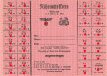 "Nährmittelkarte" der Stadt Sigmaringen, gültig vom 15.1. bis11.2. 1940, DIN A5