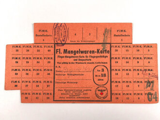 "Flieger-Mangelwaren-Karte" für...