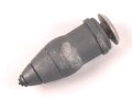 Granate zur Schützenschnur für Artillerie der Wehrmacht. Zink, ungereinigt.
