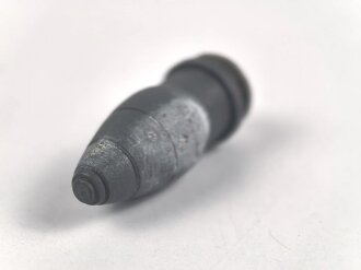 Granate zur Schützenschnur für Artillerie der Wehrmacht. Zink, ungereinigt.