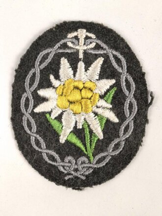 Heer,  Ärmelabzeichen für Angehörige der Gebirgsjäger