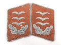 Luftwaffe, Paar Kragenspiegel für einen Hauptmann der Nachrichtentruppe