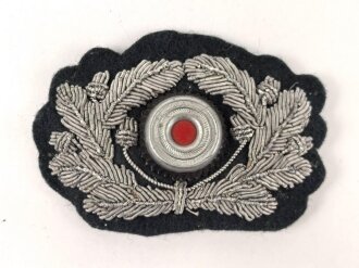 Heer, Mützenkokarde mit Eichenlaubkranz für eine Schirmmütze für Offiziere