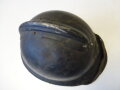 Frankreich 2.Weltkrieg, Stahlhelm Zivilschutz, komplett Original, selten