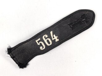 Deutsches Jungvolk, einzelne Schulterklappe Bann 564  Villach/Spittal , Kärnten
