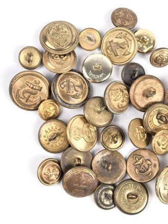 52 Stück Knöpfe International zum Thema " Marine"