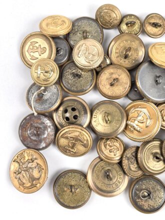 53 Stück Knöpfe International zum Thema " Marine"