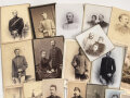 Österreich k.u.k., Konvolut meist Hartkartonfotos von Uniformierten, 41 Stück