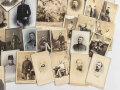 Österreich k.u.k., Konvolut meist Hartkartonfotos von Uniformierten, 41 Stück