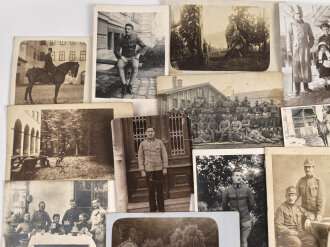 Österreich k.u.k., Konvolut Fotos von Uniformierten, 33 Stück