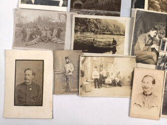 Österreich k.u.k., Konvolut Fotos von Uniformierten, 33 Stück