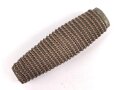 Griffstück für eine Blankwaffe, Alter und Herkunft unbekannt. Gesamthöhe 88,8mm, Stärke an den Enden aussen gemessen etwa 16,4 und 19,8mm