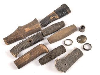 Konvolut Ersatzteile für Blankwaffen, Alter und...