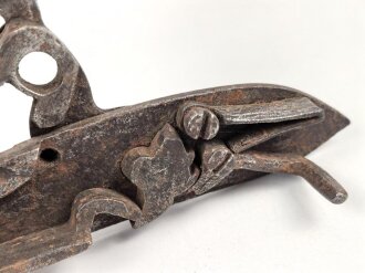 Teil einer Steinschlosspistole. Ohne Bezeichnung, Gesamtlänge  16,5cm