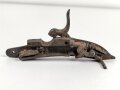 Teil einer Steinschlosspistole. Ohne Bezeichnung, Gesamtlänge  15,7cm