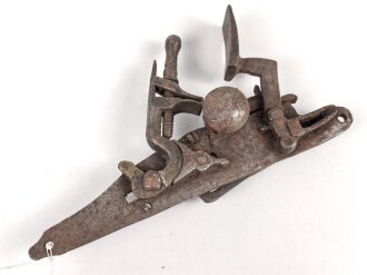 Teil einer Steinschlosspistole. Ohne Bezeichnung, Gesamtlänge  19,5cm