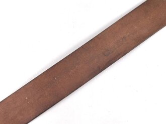 Feldbinde für politische Leiter der NSDAP. Leichtmetallschloss M4/24, Gesamtlänge 96cm.