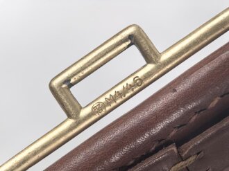 Feldbinde für politische Leiter der NSDAP. Leichtmetallschloss M4/24, Gesamtlänge 96cm.