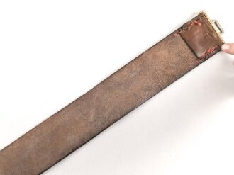 Feldbinde für politische Leiter der NSDAP. Leichtmetallgegenhalt, Gesamtlänge 98cm.