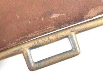 Feldbinde für politische Leiter der NSDAP. Leichtmetallgegenhalt, Gesamtlänge 98cm.