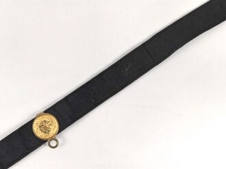 Dolchkoppel Kriegsmarine, Gegenhalt fehlt, Gesamtlänge 100cm