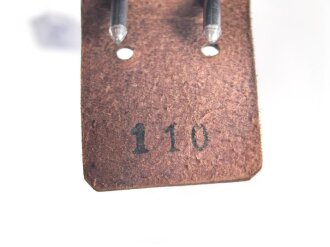 Paradefeldbinde Staatsforst III.Reich, getragenes Stück, Gesamtlänge 129cm